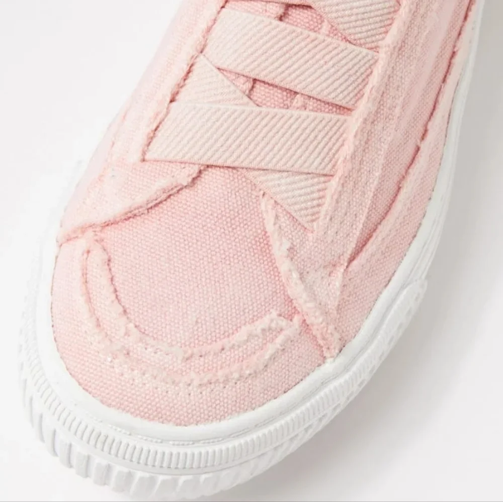 Blowfish Malibu Marley Peach Cream Washed Slip On Sneakers